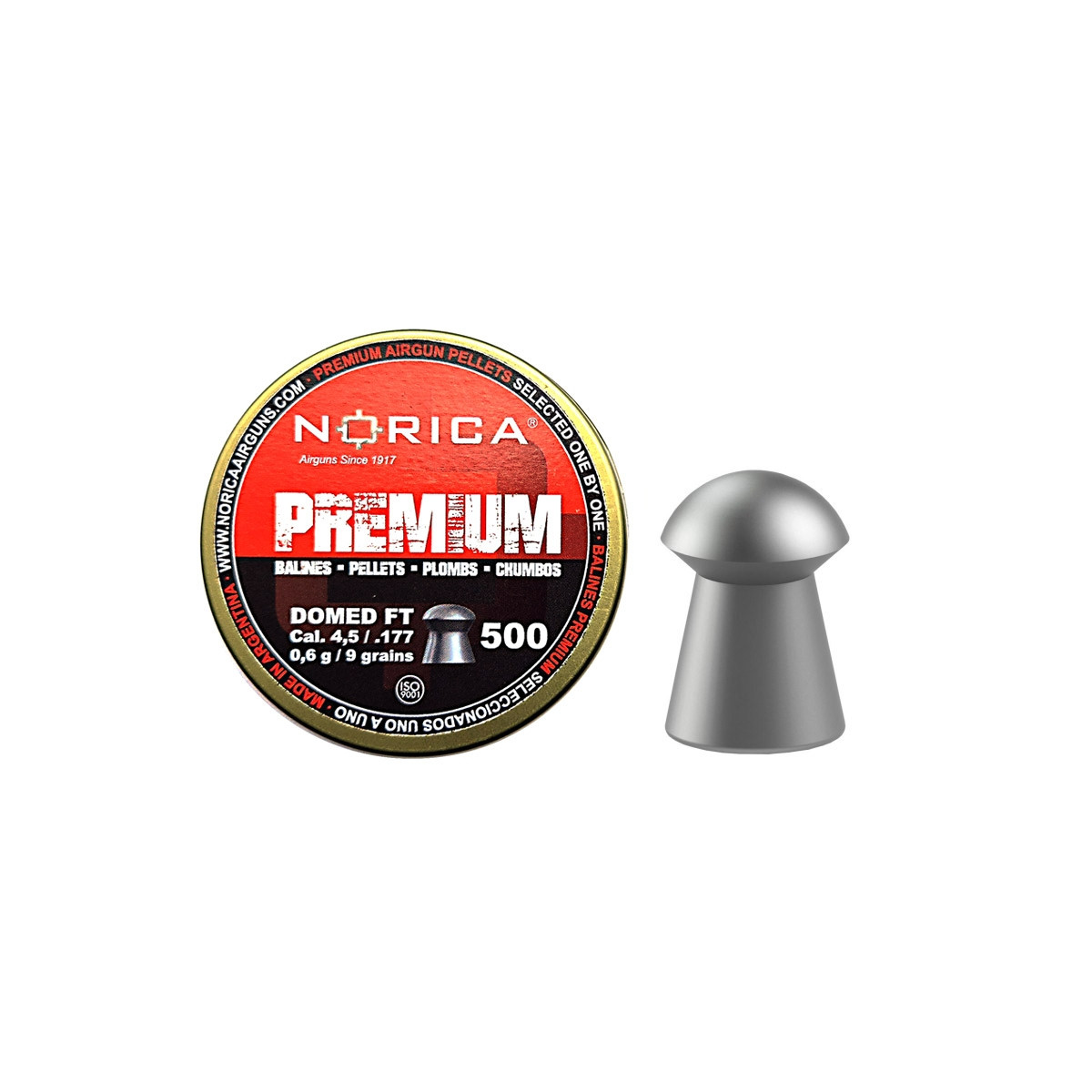 4,5 mm. Premium Domed FT Norica hagl